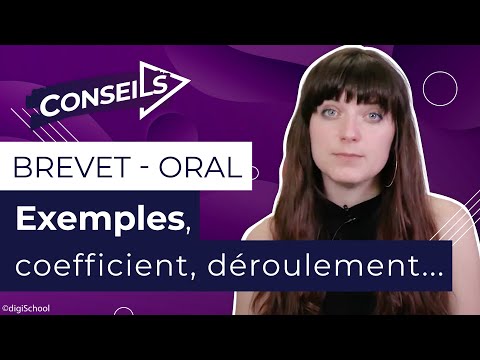 Oral du brevet : exemples, grille d'évaluation, eduscol...