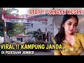 The Atmosphere Of The Widows Village In Rural Jember