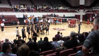 preview picture of video 'Match Point Hawaii vs. Stanford Men's Volleyball 2014 Maples Pavilion Stanford California'