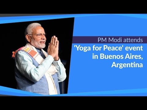 PM Modi attends Yoga and Meditation session at 