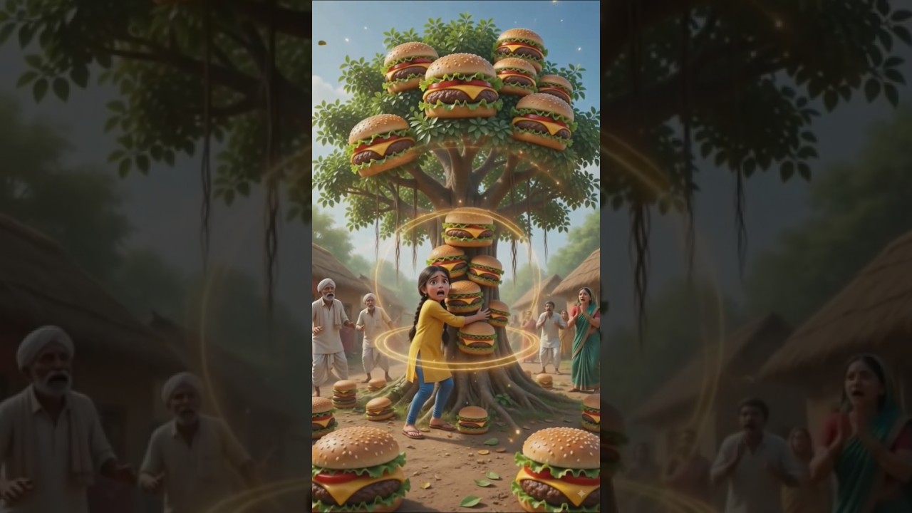 🍔 लड़की जो भी छूती थी, वह बर्गर बन जाता था! | Magic Burger Girl Story | Emotional Hindi Story
