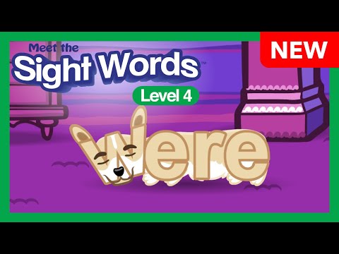 NEW! Meet the Sight Words Level 4 - "were"