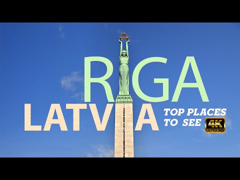 Riga, Latvia (Top places to see) | The Planet V [4K Ultra HD]