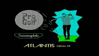 ZX Spectrum Vega Games - Pro Golf, Peeble Beach and Sunningdale