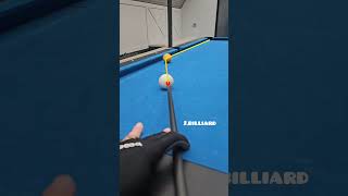 How To Aim Ball Along The Rail #billiards #poolshots #8ballpool #9ballpool #trickshots #cuesports