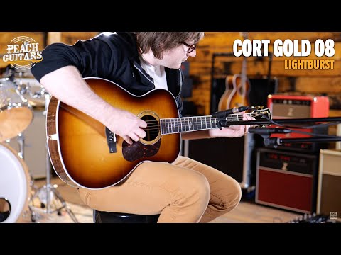 Cort Gold O8 - OM - Mint - Torrified Top - All Solid Pau Ferro Back and Sides image 13