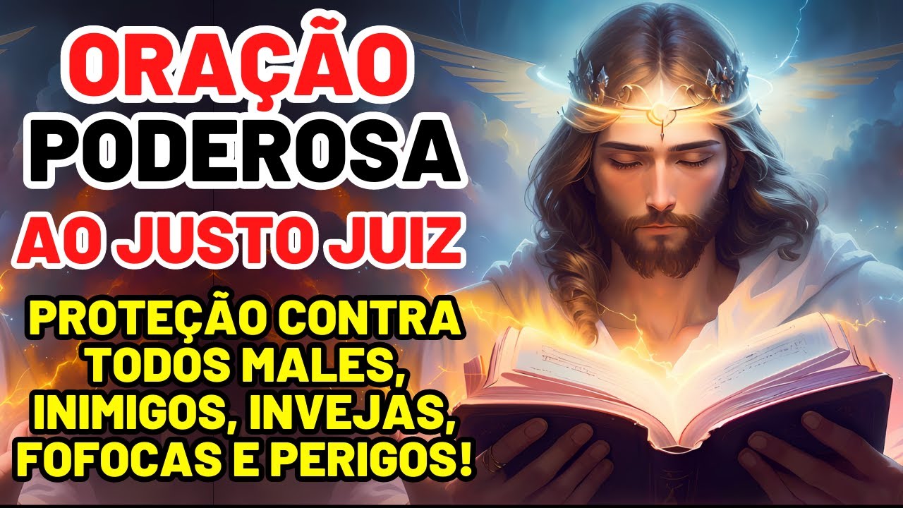 O PODER DA ORAÇÃO AO JUSTO JUIZ: PROTEÇÃO CONTRA TODOS MALES, INIMIGOS, INVEJAS, FOFOCAS E PERIGOS!
