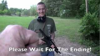 Rock River AR-15 Pistol Shooting