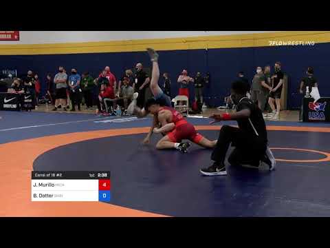 67 Kg Consi Of 16 #2 - Jakob Murillo, Michigan Vs Brenton Dotter, Rhinelander Wrestling Club