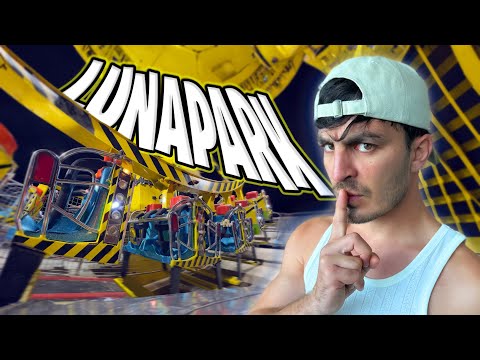 TÜM GECEYİ LUNAPARKTA GEÇİRDİM!!