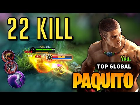 Paquito Best Build 2023 [ Paquito Top Global Gameplay ] Yuu. - Mobile Legends