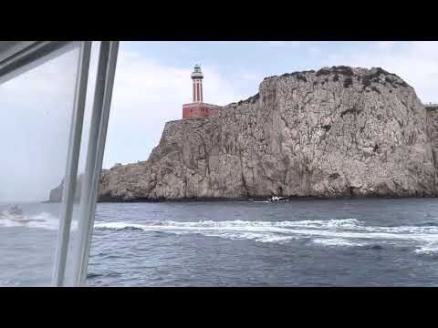 Punta carena light house in italy