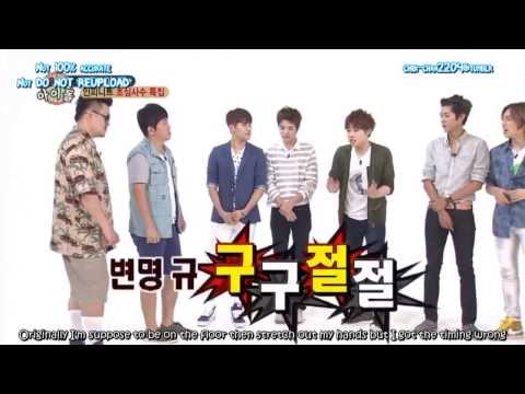[ENG SUB] 130807 INFINITE - Random Play Dance Cut @ Weekly Idol  (1080p)