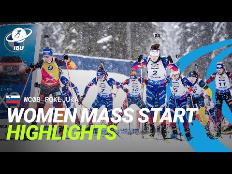 World Cup 24/25 Pokljuka: Jeanmonnot Dominates Women Mass Start (Highlights)