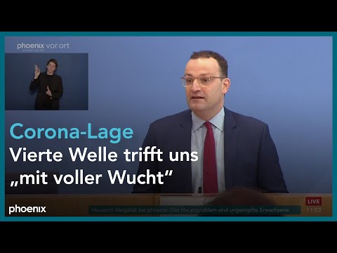 Pressekonferenz zur aktuellen Lage der Corona-Pandemie am 03.11.21