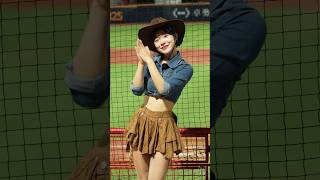 可愛いカウガール😊  #李多慧 #이다혜  #台湾チア #dragonbeauties  #cheerleader #치어리더  天母棒球場 2024/7/7【台湾チアTV】