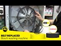 How to replace a washing machine belt on a Bosch ...