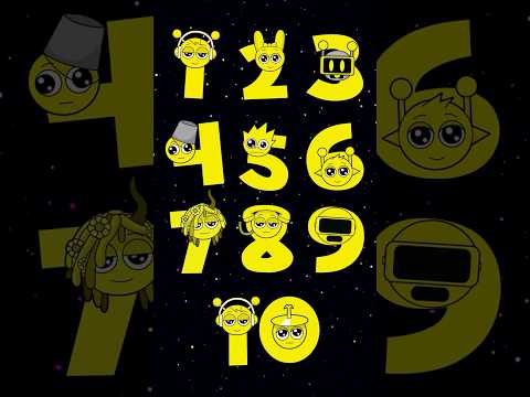 Number Colors Song for Kids | Red & Yellow Counting 1–10