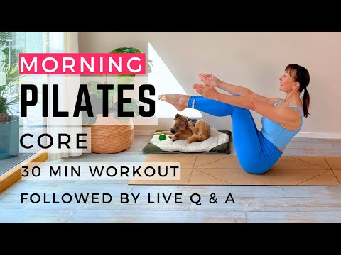 30 Minute Morning Pilates Core Workout- Full Body Session for all Levels. No Equipment Needed