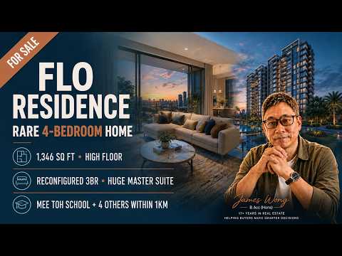 FLO Residence, 1 Punggol Field Walk, Hougang / Punggol / Sengkang, 4 Bedrooms, 1,346 sqft, Condominium For Sale, by James Wong, 500228987 - PropertyGuru.com.sg