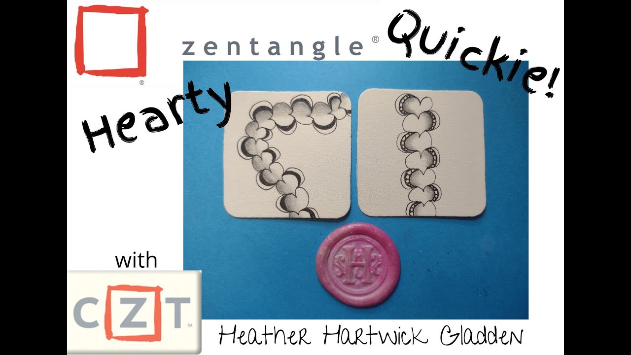 Hearty | Zentangle® Quickie