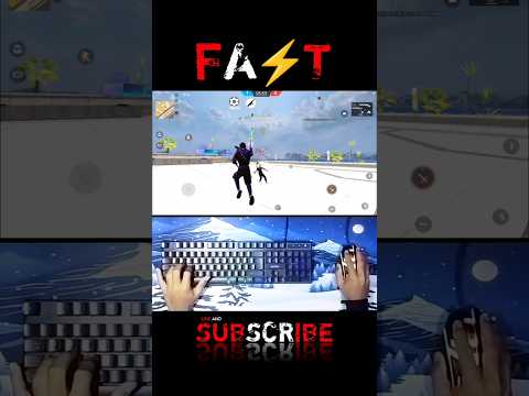 free fire keyboard mouse gameplay with hand cam→pc gameplay  #handcam  #freefire #freefirehighlights