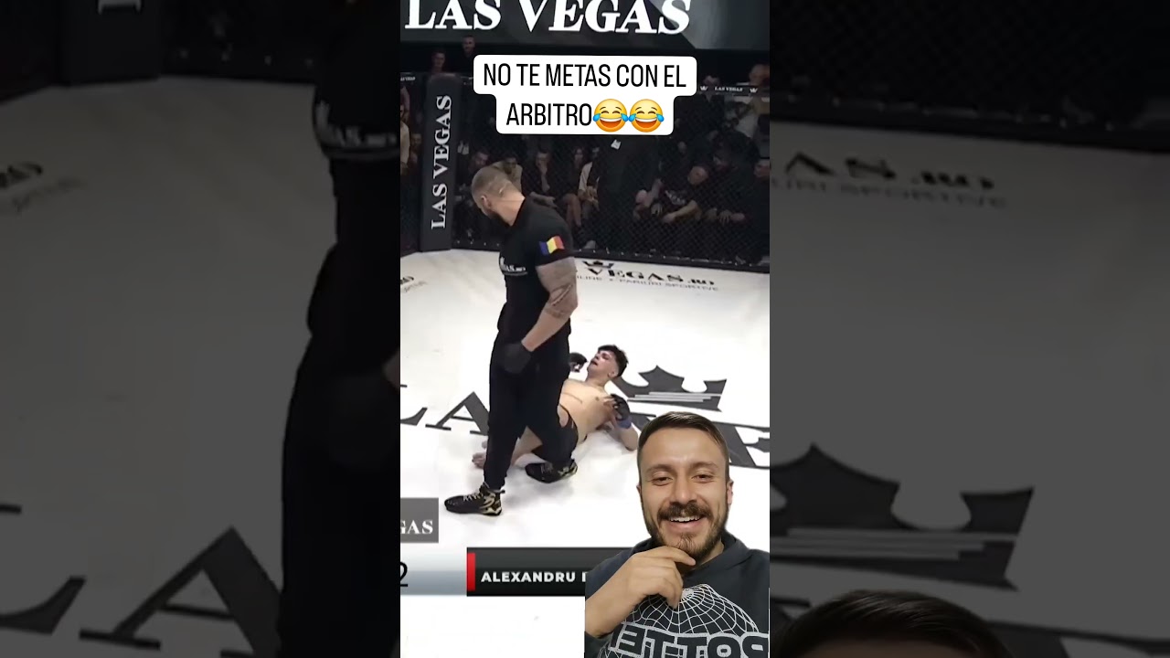 No te metas con el árbitro en una pelea de #MMA 🤣🤣🤣 #ufc #ufc300 #khabib #mcgregor