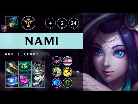 Nami Support vs Blitzcrank: Rampage - NA Master Patch 14.24