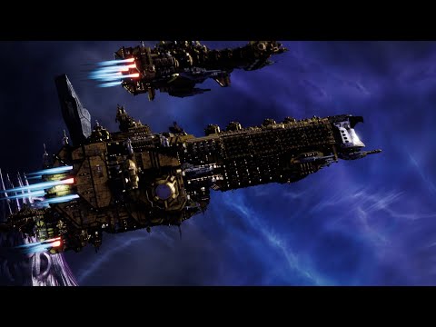 Skalgrim Mod 2021: Eternal Crusader - Imperial Fists vs Chaos - Battlefleet Gothic Armada 2