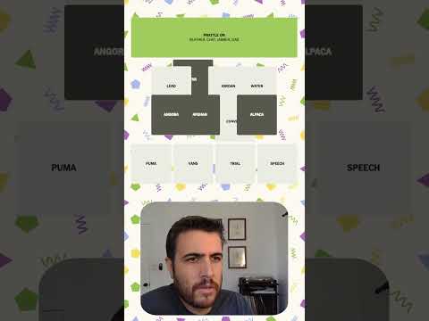 #connections #puzzle #wordgames - YouTube