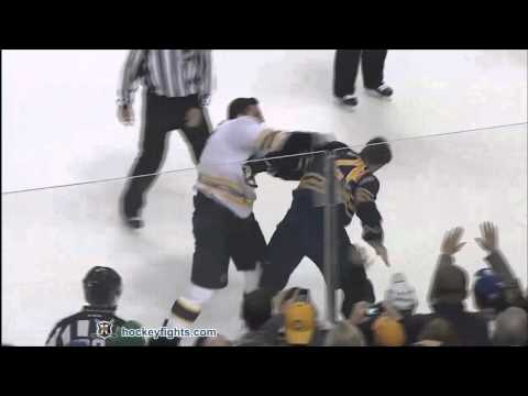 Milan Lucic vs Paul Gaustad Nov 23, 2011