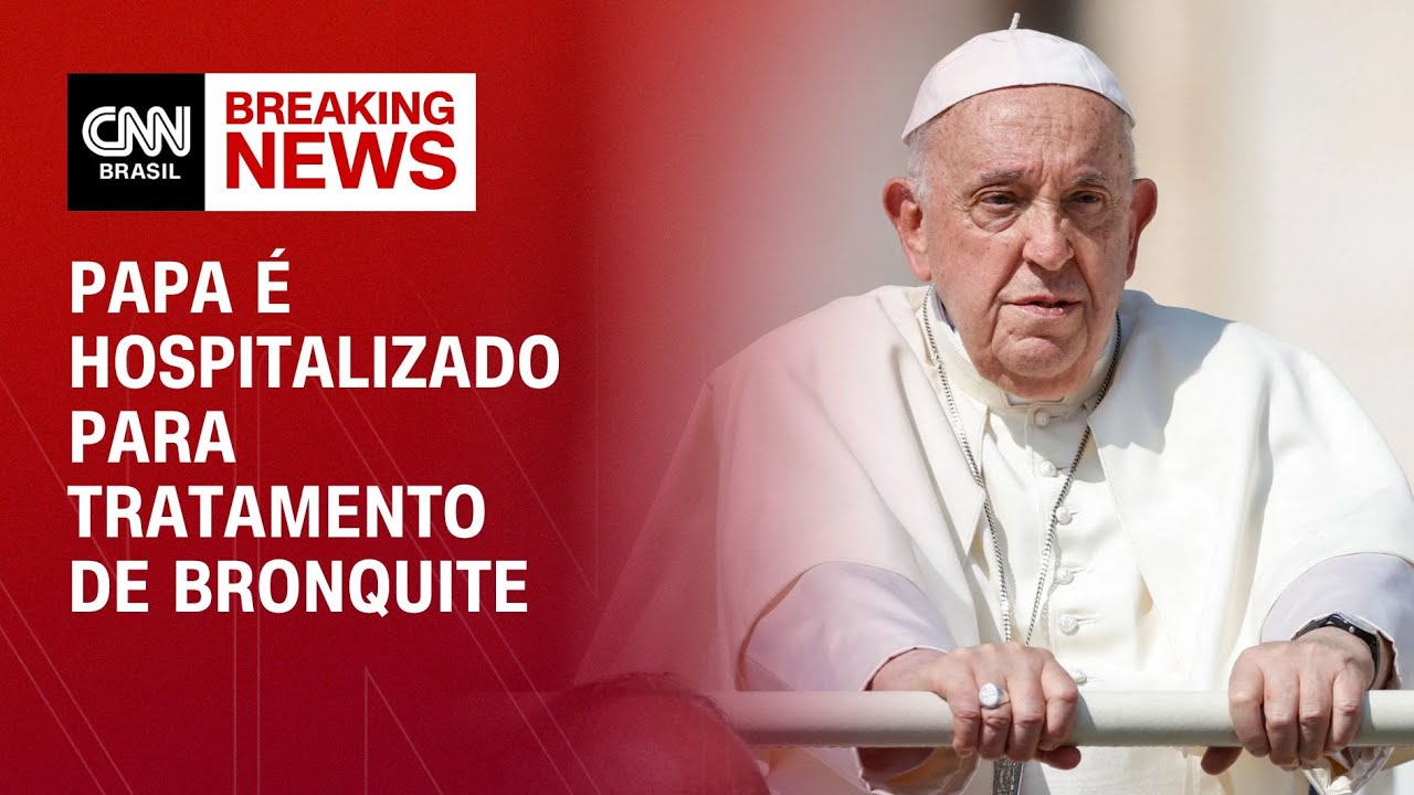 Papa é hospitalizado para tratamento de bronquite | LIVE CNN