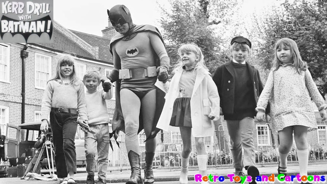 Batman Kerb Drill with Batman Road Safety Commercial Retro Toys and Cartoons