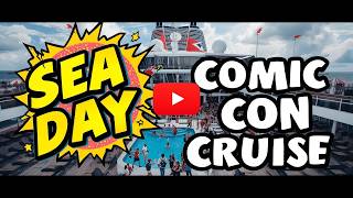 Sea Day on Comic Con the Cruise! | Panels, Costumes & Onboard Fun (Day 2)