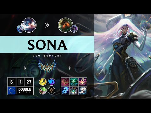 Sona Support vs Nautilus - EUW Challenger Patch 14.13