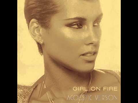 Alicia Keys - Girl On Fire (Acoustic Version) (Audio)