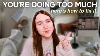 if being a creator feels overwhelming, watch this.
