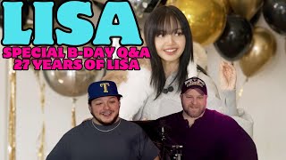 BLACKPINK LISA Special Birthday Q&A REACTION