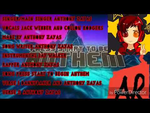 PRESS START TO BEGIN ANTHEM SONG