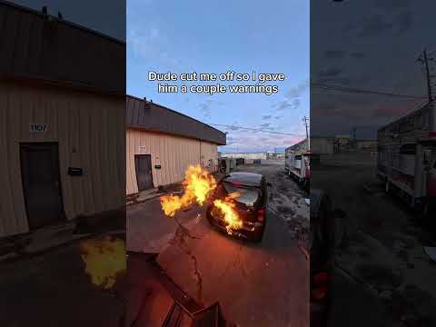 This random guy decided to cut me off and obviously that was a big mistake. #Cars #Driving