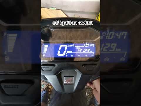 How to reset oil change indicator in easy way, honda click 125i