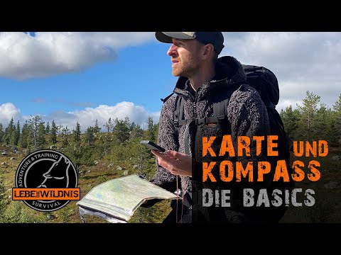 ORIENTIERUNG mit KARTE & KOMPASS - Basics⎥Outdoor Navigation, Marschrichtung bestimmen, Karten lesen