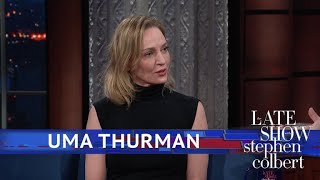 Uma Thurman's Character Refuses To Say The Words 'Donald Trump' video