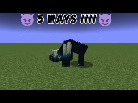Sniffer - Minecraft: 5 Ways To Summon Warden Above Ground !!!!