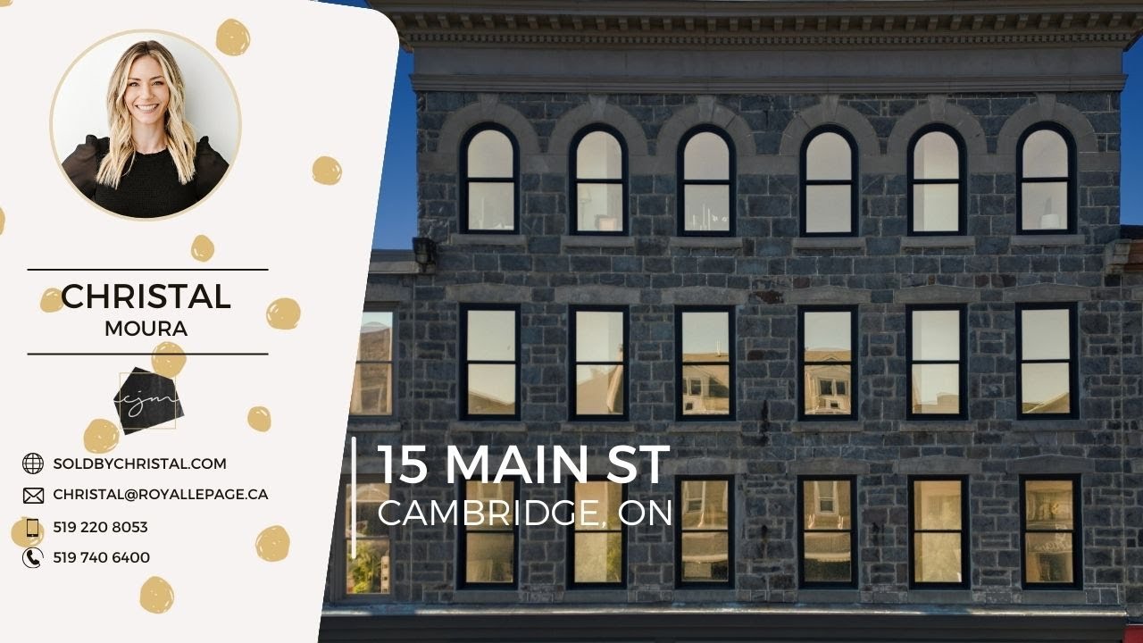 Historic Galt Cambridge listing video thumbnail