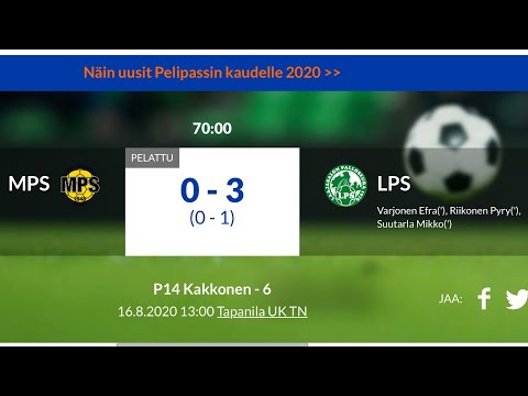 P14 Kakkonen: MPS-LPS 16.8.2020
