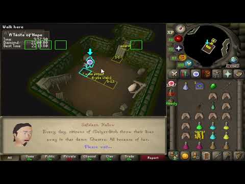 Quest Speedrunning - A Taste of Hope [20:36.00] (Diamond Trophy)