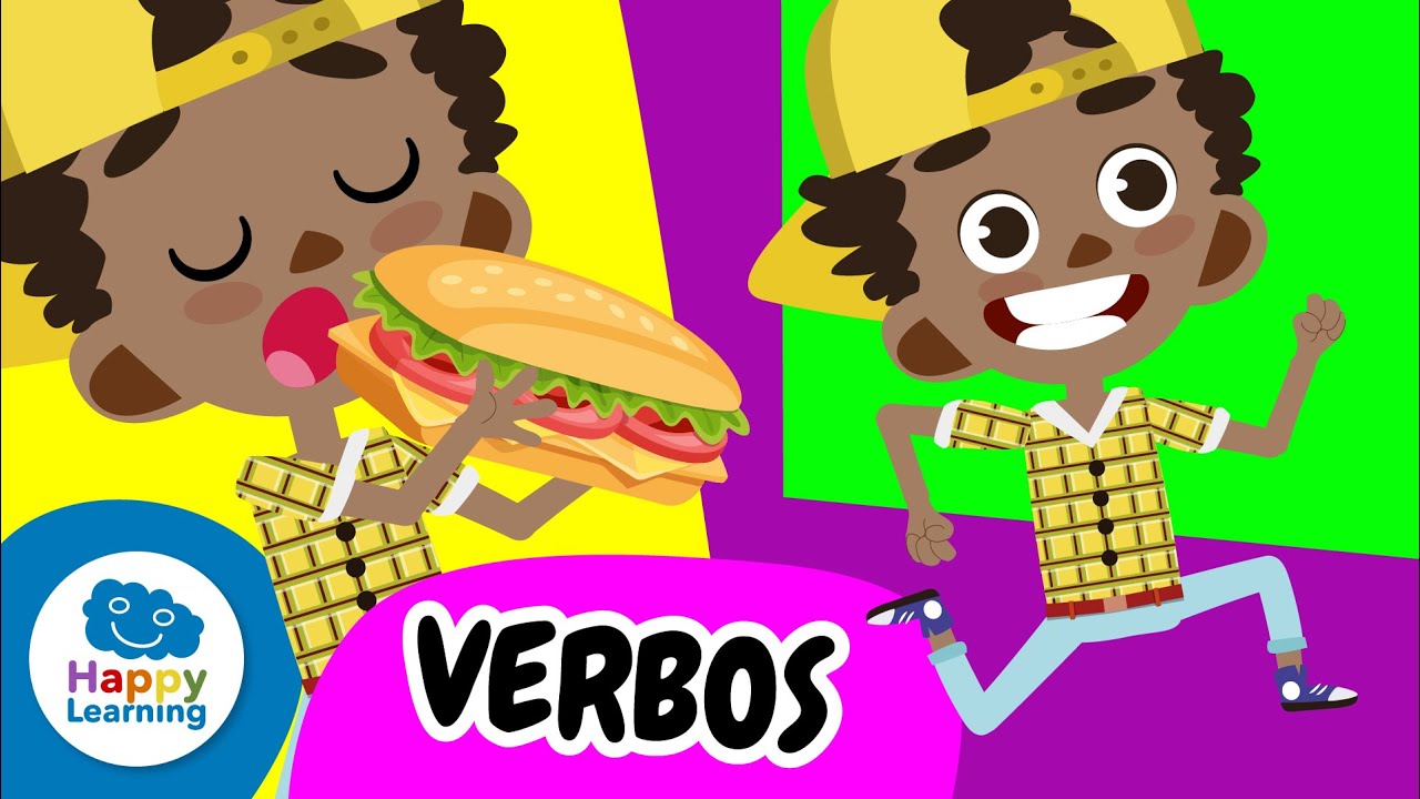 📚🤩 LOS VERBOS | Vídeos Educativos para Niños de PRIMARIA | LENGUA CASTELLANA | @HappyLearningES