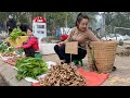 Harvest Vegetables And Ginger Root To Go To The Market To Sell Grow Flowers On The Farm