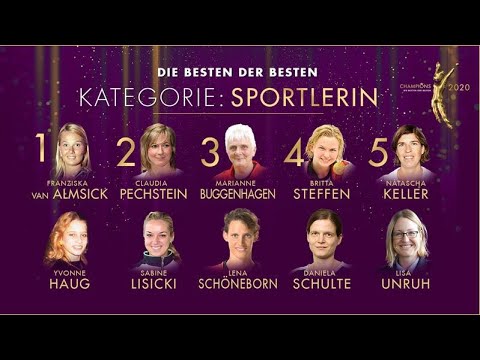 CHAMPIONS Berlin 2020 - Franziska van Almsick ist DIE BESTE DER BESTEN